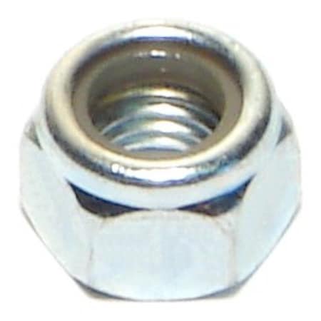 Midwest Fastener Nylon Insert Lock Nut, M7-1.00, Steel, Class 8, Zinc Plated, 10 PK 76084
